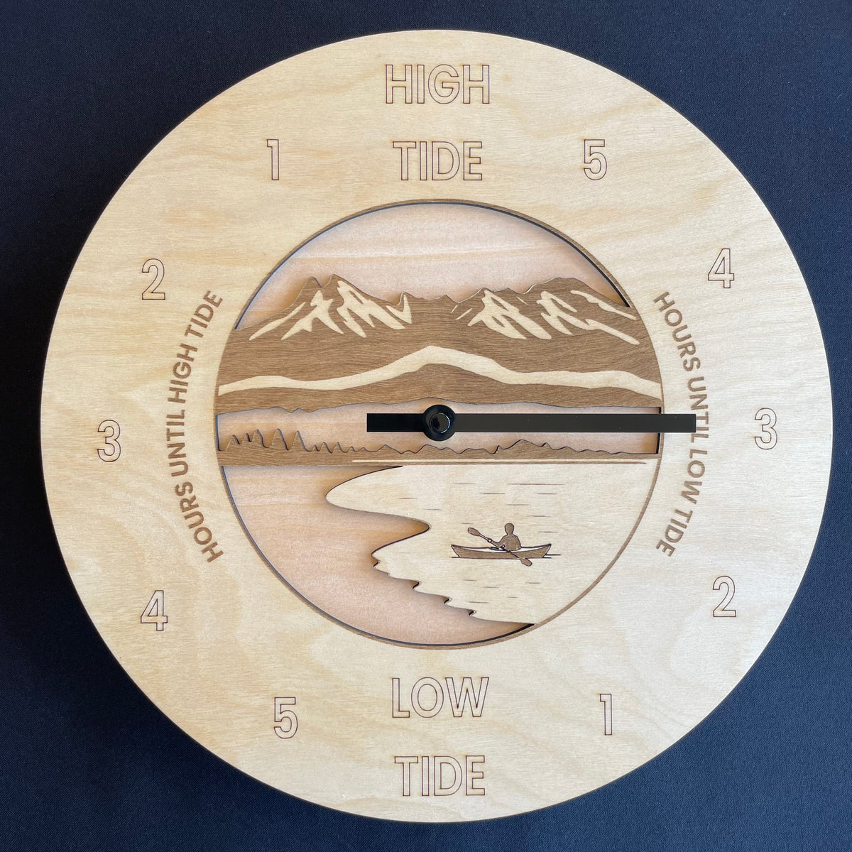 Tide Clock - Tāhunanui Beach and Mt Arthur