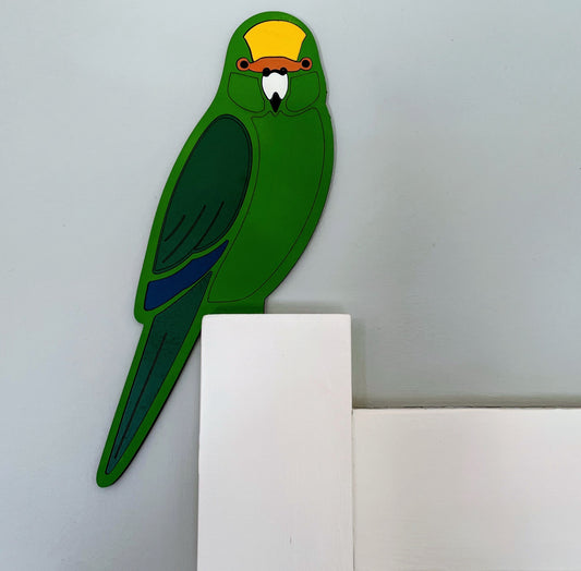 Orange-fronted parakeet / Kākāriki karaka Perched Bird